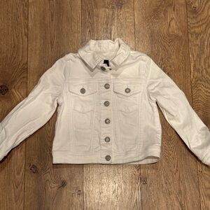 GAP Kids White Denim Jean Jacket